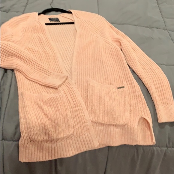 Abercrombie & Fitch Sweaters - Abercrombie and Fitch light pink cardigan